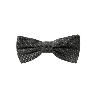 Dolce & Gabbana Gray Silk Patterned Adjustable Neck Men Bow Tie Dolce & Gabbana