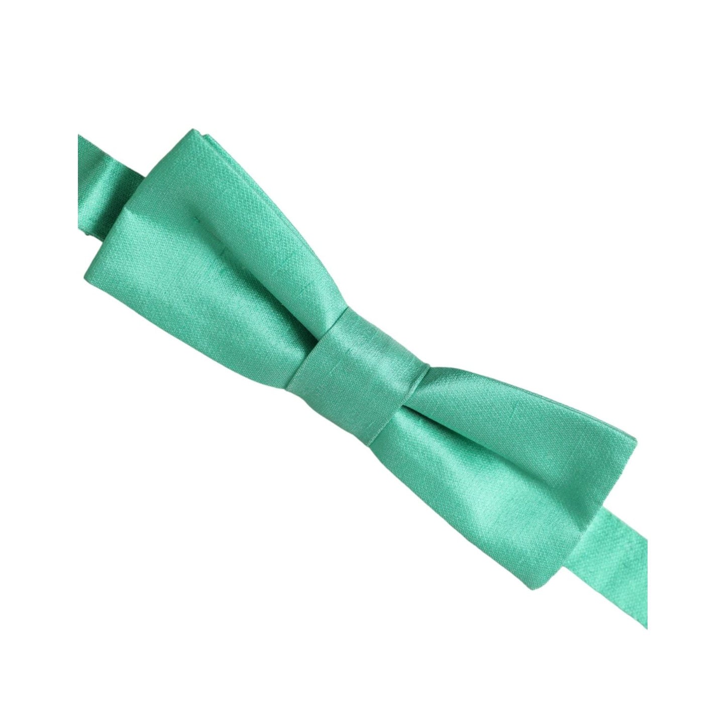 Dolce & Gabbana Mint Green Silk Adjustable Neck Men Bow Tie Dolce & Gabbana