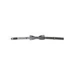 Dolce & Gabbana Gray Satin Silk Adjustable Neck Men Papillon Bow Tie