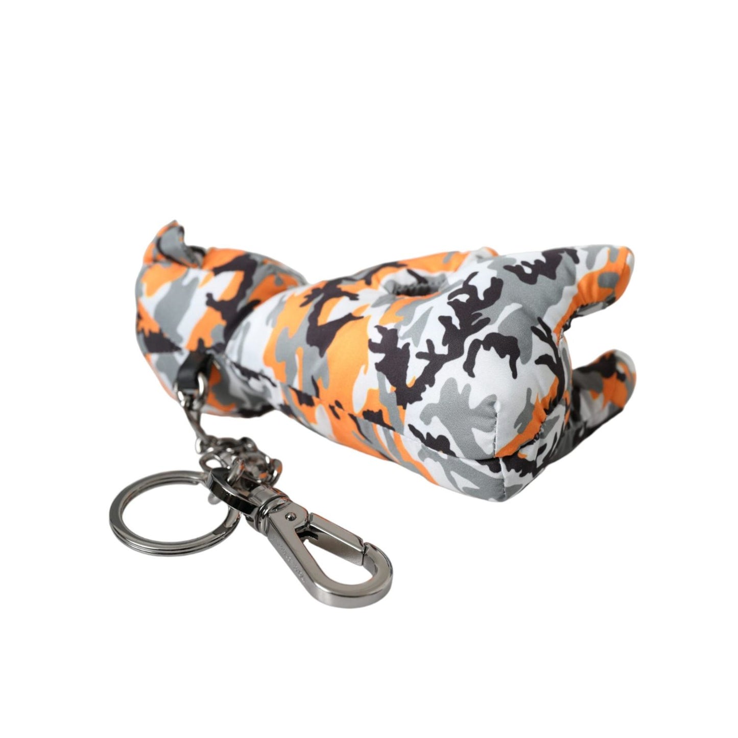 Dolce & Gabbana Multicolor Camouflage Animal Silhouette Keychain Keyring Dolce & Gabbana