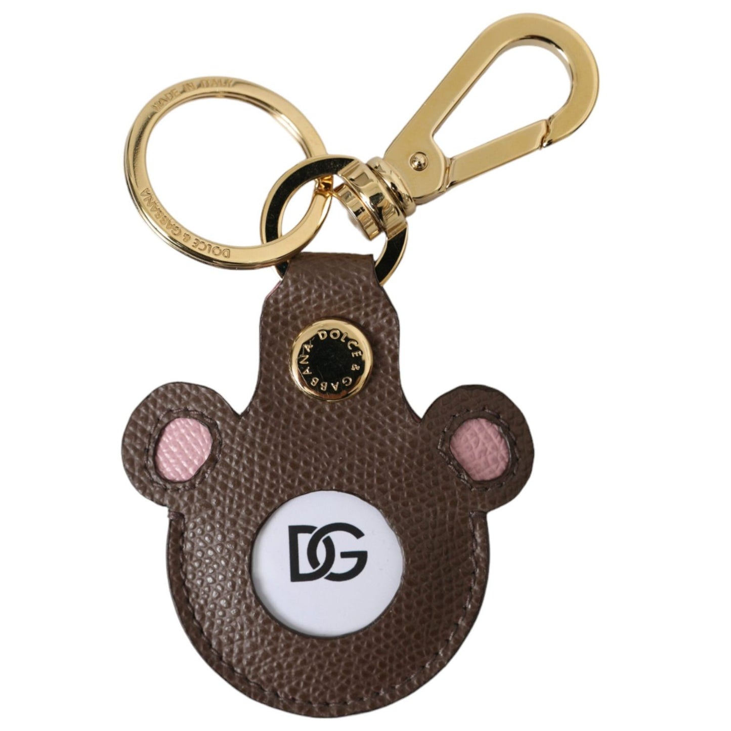 Dolce & Gabbana Multicolor Dauphine Calfskin DG Logo Keyring Keychain Dolce & Gabbana