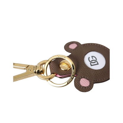 Dolce & Gabbana Multicolor Dauphine Calfskin DG Logo Keyring Keychain Dolce & Gabbana