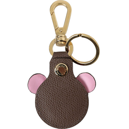 Dolce & Gabbana Multicolor Dauphine Calfskin DG Logo Keyring Keychain Dolce & Gabbana