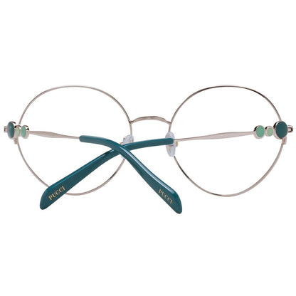 Emilio Pucci Rose Gold Metal Glasses (Frames)