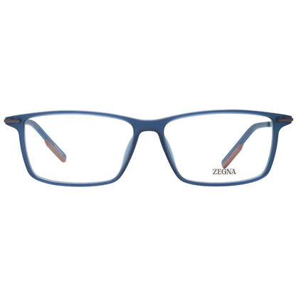 Ermenegildo Zegna Blue Plastic Glasses (Frames)