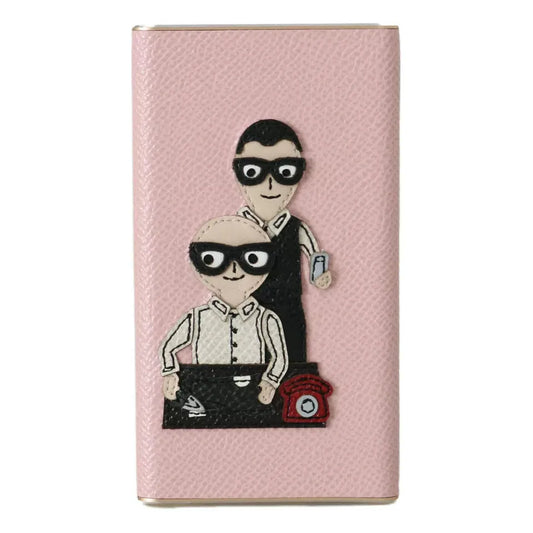 Dolce & Gabbana Charger USB Pink Leather #DGFAMILY Power Bank SMYK1013