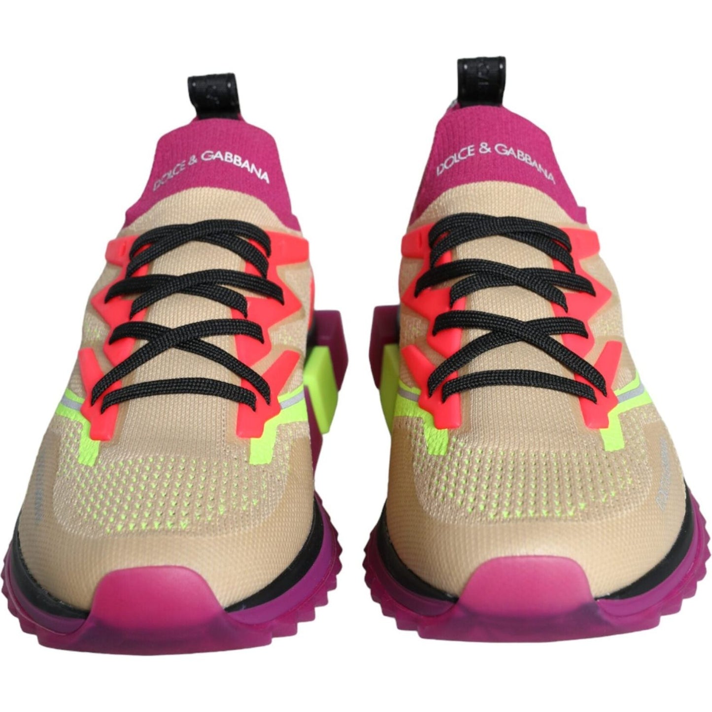 Dolce & Gabbana Multicolor Super King Low Top Sneakers Shoes MV6089-44