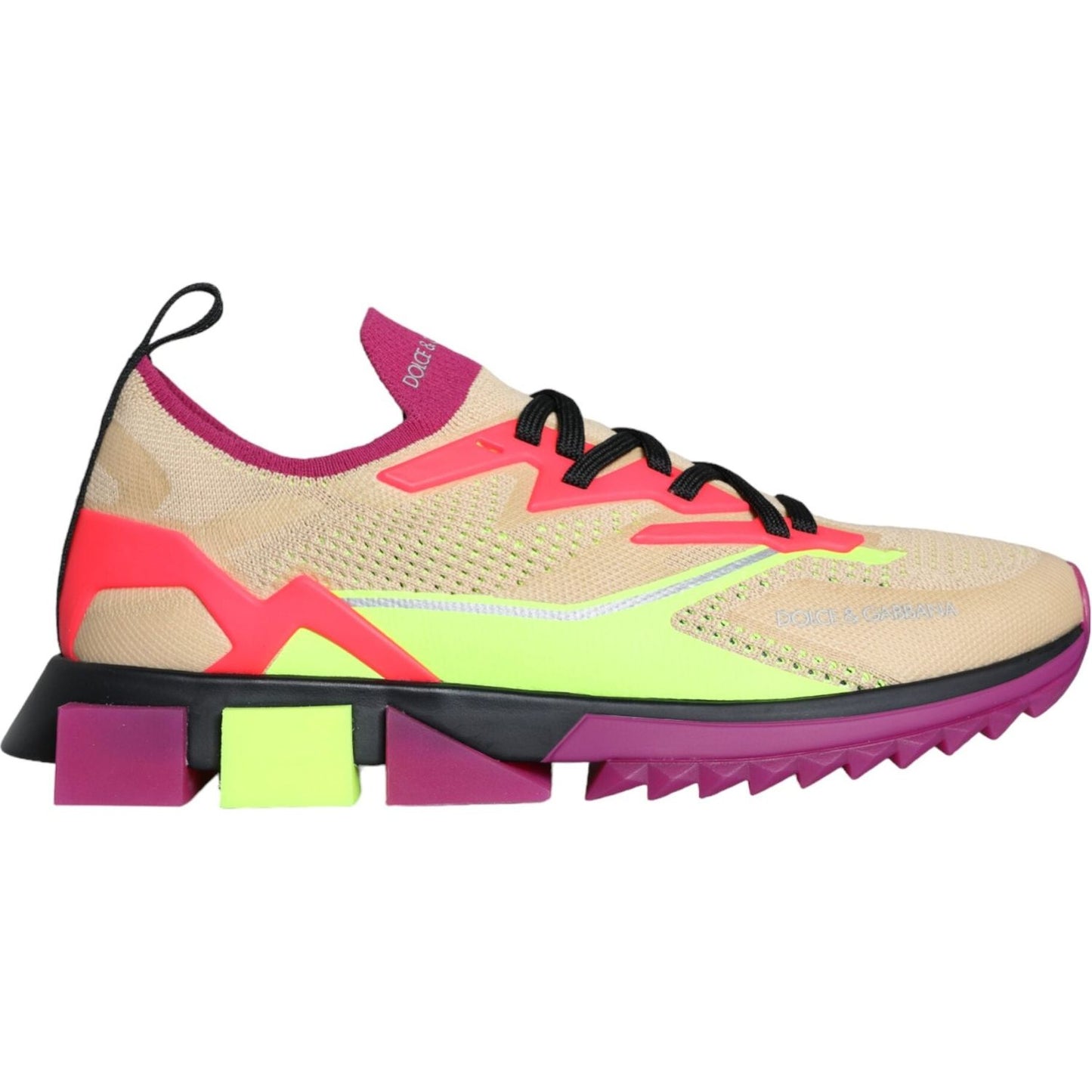 Dolce & Gabbana Multicolor Super King Low Top Sneakers Shoes MV6089-44