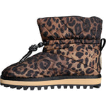 Dolce & Gabbana Brown Leopard Ankle Boots Padded Shoes MV6120-44
