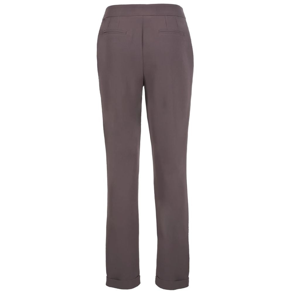 Yes Zee Gray Polyester Jeans & Pant YE-13702-XXL