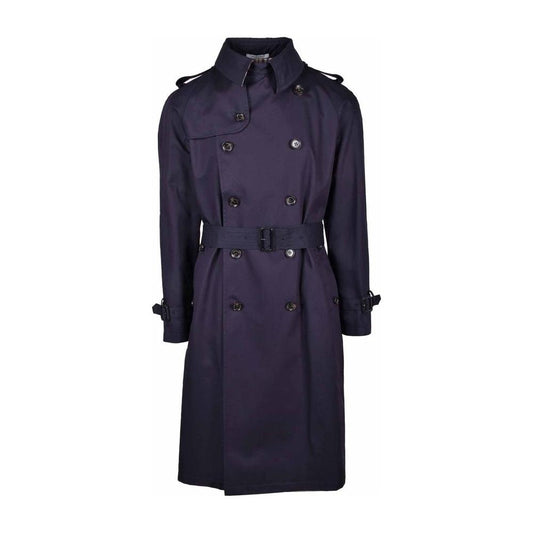 Aquascutum Blue Cotton Jacket AQ-13695-IT56 | 3XL