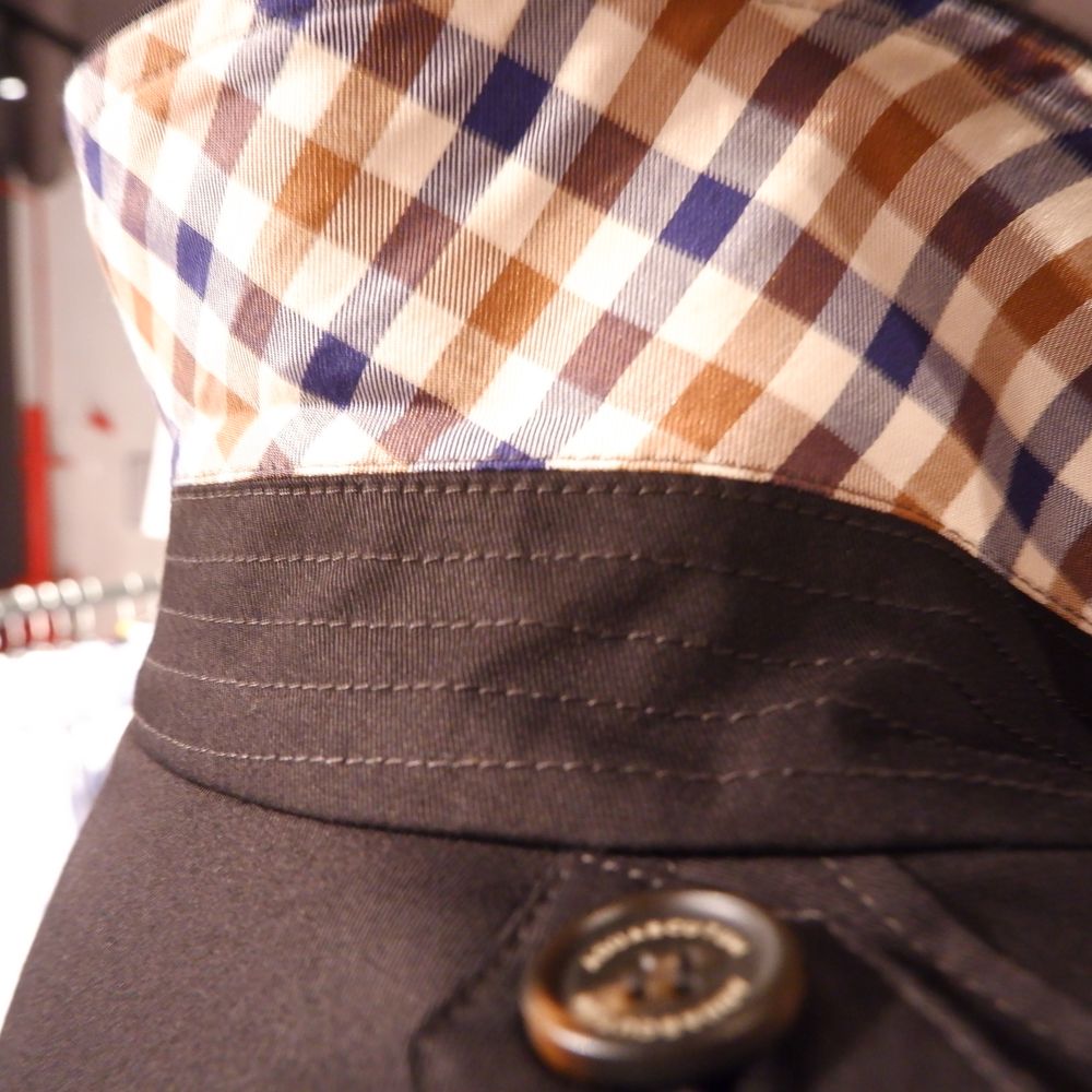 Aquascutum Blue Cotton Men Trench Coat