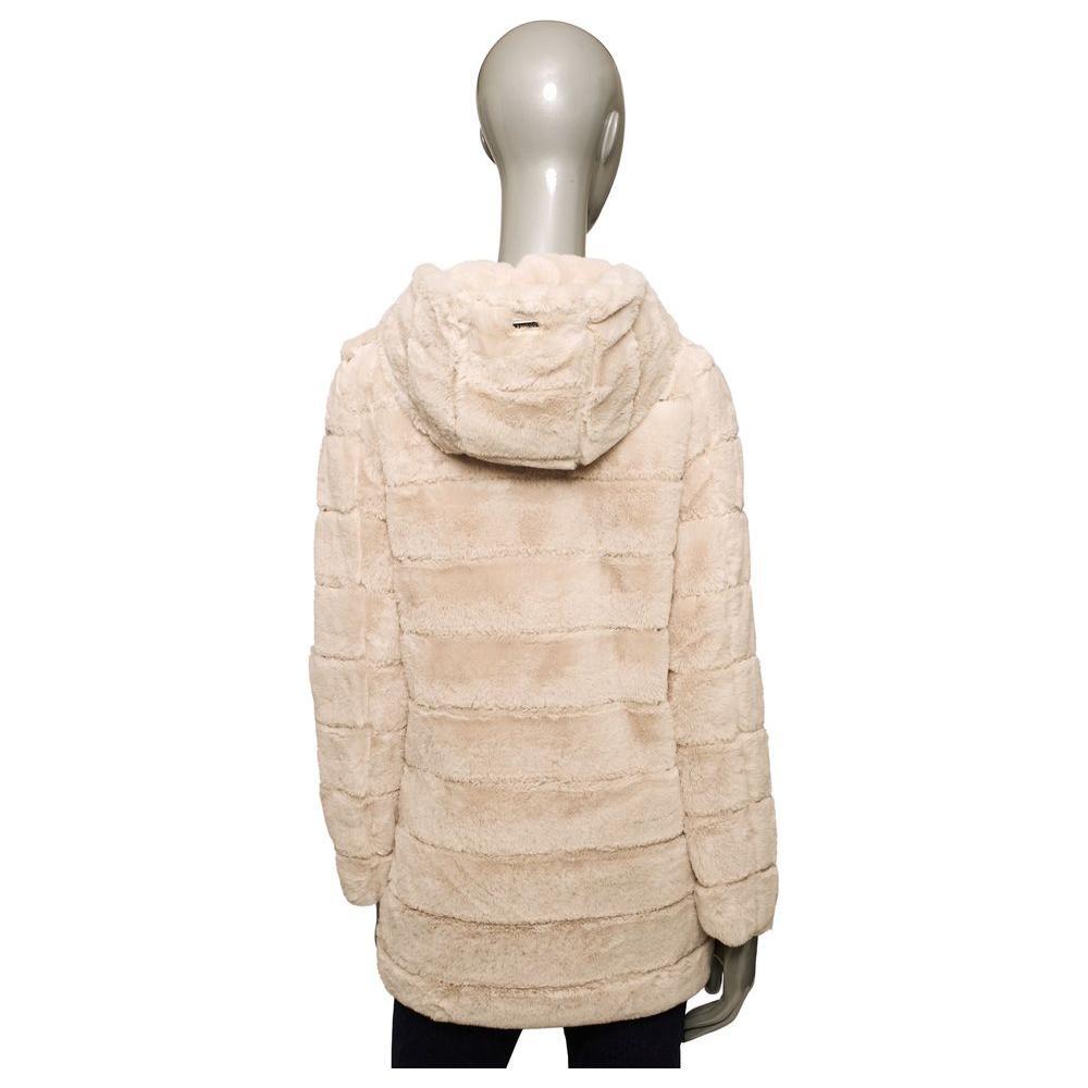 Baldinini Trend Beige Polyester Jackets & Coat