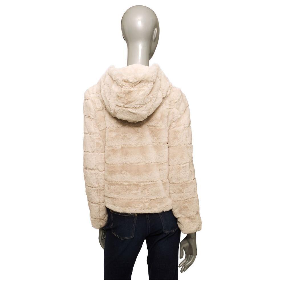 Baldinini Trend Beige Polyester Jackets & Coat