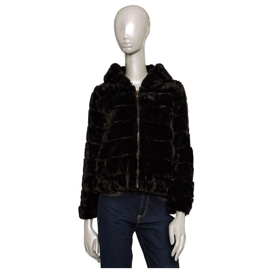 Baldinini Trend Black Polyester Women Jacket BA-24574-S