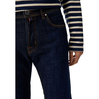 Jacob Cohen Blue Cotton Men Jeans
