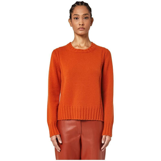 Alpha Studio Orange Cashmere Sweater