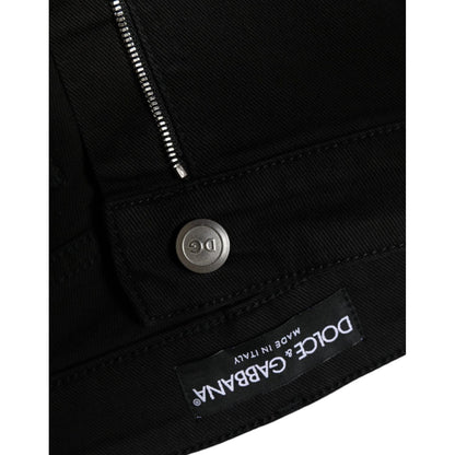 Dolce & Gabbana Black Cotton Stretch Skinny Denim Jeans