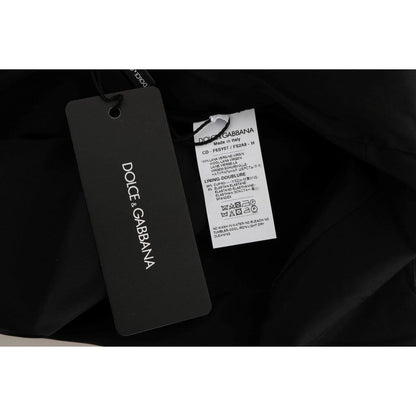 Dolce & Gabbana Gray Polka Dotted Sheath Wool Dress