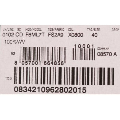 Dolce & Gabbana Gray Polka Dotted Sheath Wool Dress