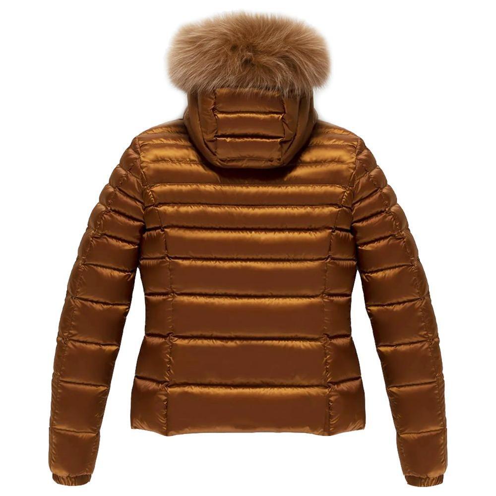 Refrigiwear Orange Nylon Women Jacket RE-14052-XS