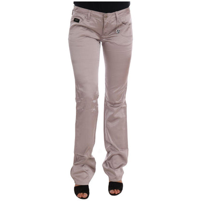 Costume National Beige Cotton Slim Fit Jeans Jeans & Pants