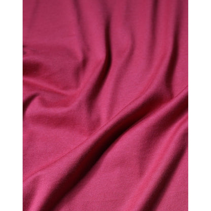 Dolce & Gabbana Red Cotton DG Logo Print Crew Neck T-shirt