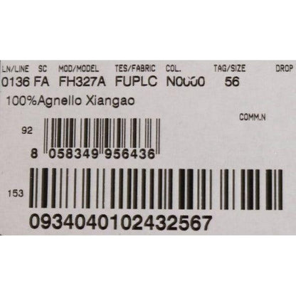 Dolce & Gabbana Black Xiangao Lamb Fur Beanie Beanie Hat