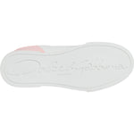 Dolce & Gabbana White Pink Portofino Low Top Sneakers Shoes LA11800-35