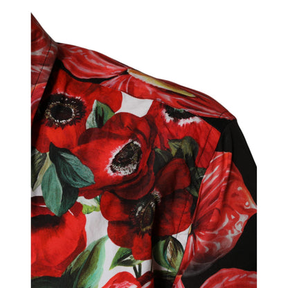 Dolce & Gabbana Multicolor Anemone Button Down Casual Shirt Dolce & Gabbana