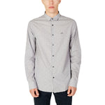 Armani Exchange Black Cotton Shirt AR-11824700009-IT44 | S