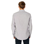 Armani Exchange Black Cotton Shirt AR-11824700009-IT44 | S