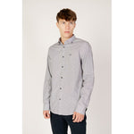 Armani Exchange Black Cotton Shirt AR-11824700009-IT44 | S