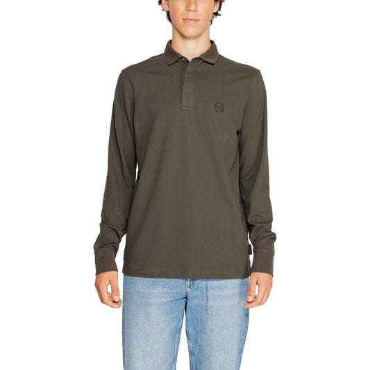 Armani Exchange Green Cotton Long Sleeve AR-2160700149-IT44 | S