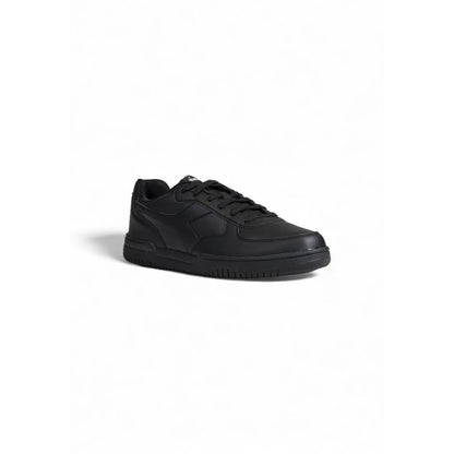 Diadora Black Artificial Leather Sneaker
