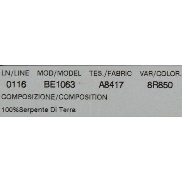 Dolce & Gabbana Pink Polka Snakeskin Silver Buckle Belt Belt