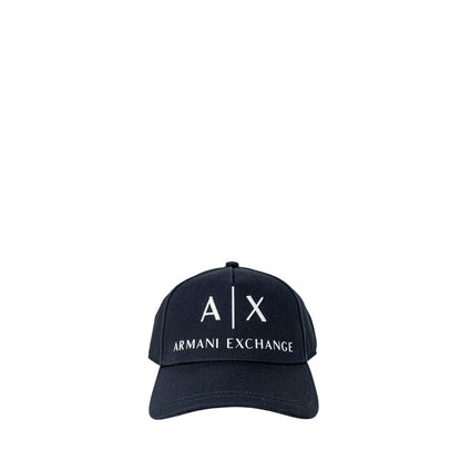 Armani Exchange Blue Cotton Cap (Baseball Hat) Armani Exchange