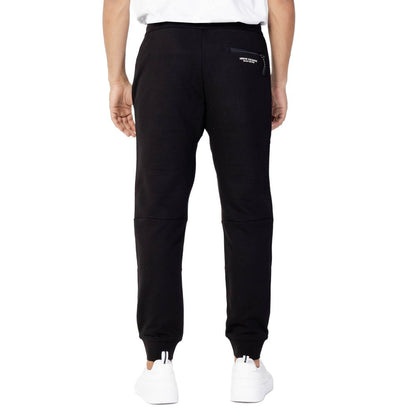 Armani Exchange Black Cotton Joggers (Workout Pants) Armani Exchange