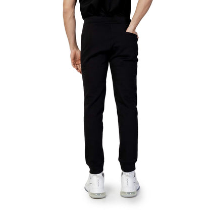 Armani Exchange Black Cotton Joggers (Workout Pants) Armani Exchange