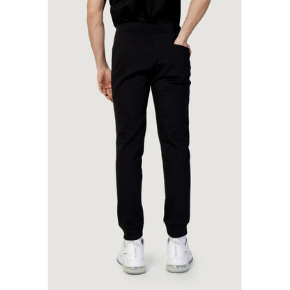 Armani Exchange Black Cotton Joggers (Workout Pants) Armani Exchange