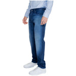 Armani Exchange Blue Cotton Skinny Pant AR-14713900237-W38 | L32