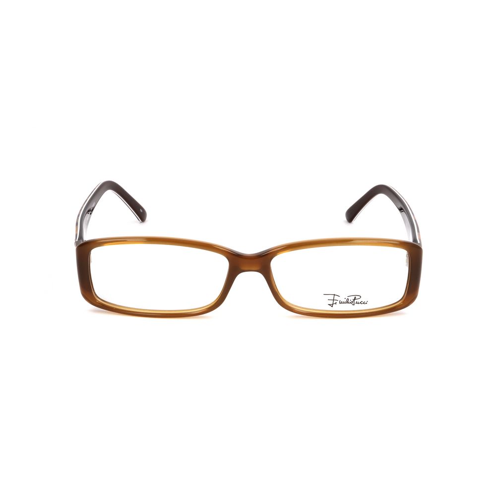 Emilio Pucci Brown Plastic Glasses (Frames) Emilio Pucci