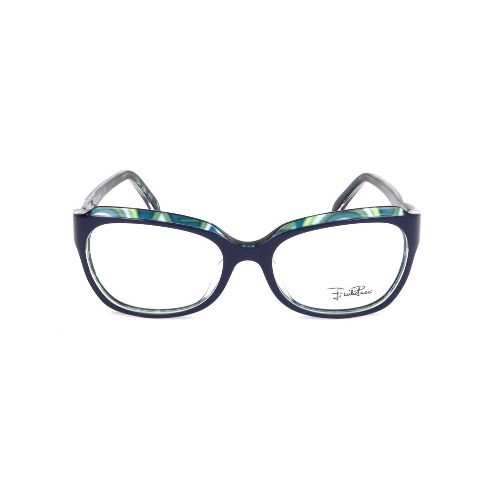 Emilio Pucci Blue Plastic Glasses (Frames) Emilio Pucci