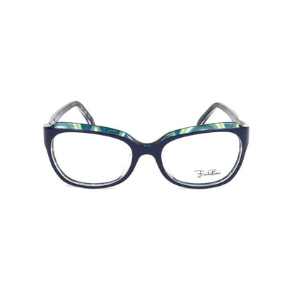 Emilio Pucci Blue Plastic Glasses (Frames) Emilio Pucci
