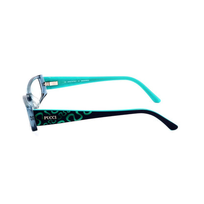 Emilio Pucci Blue Plastic Glasses (Frames) Emilio Pucci