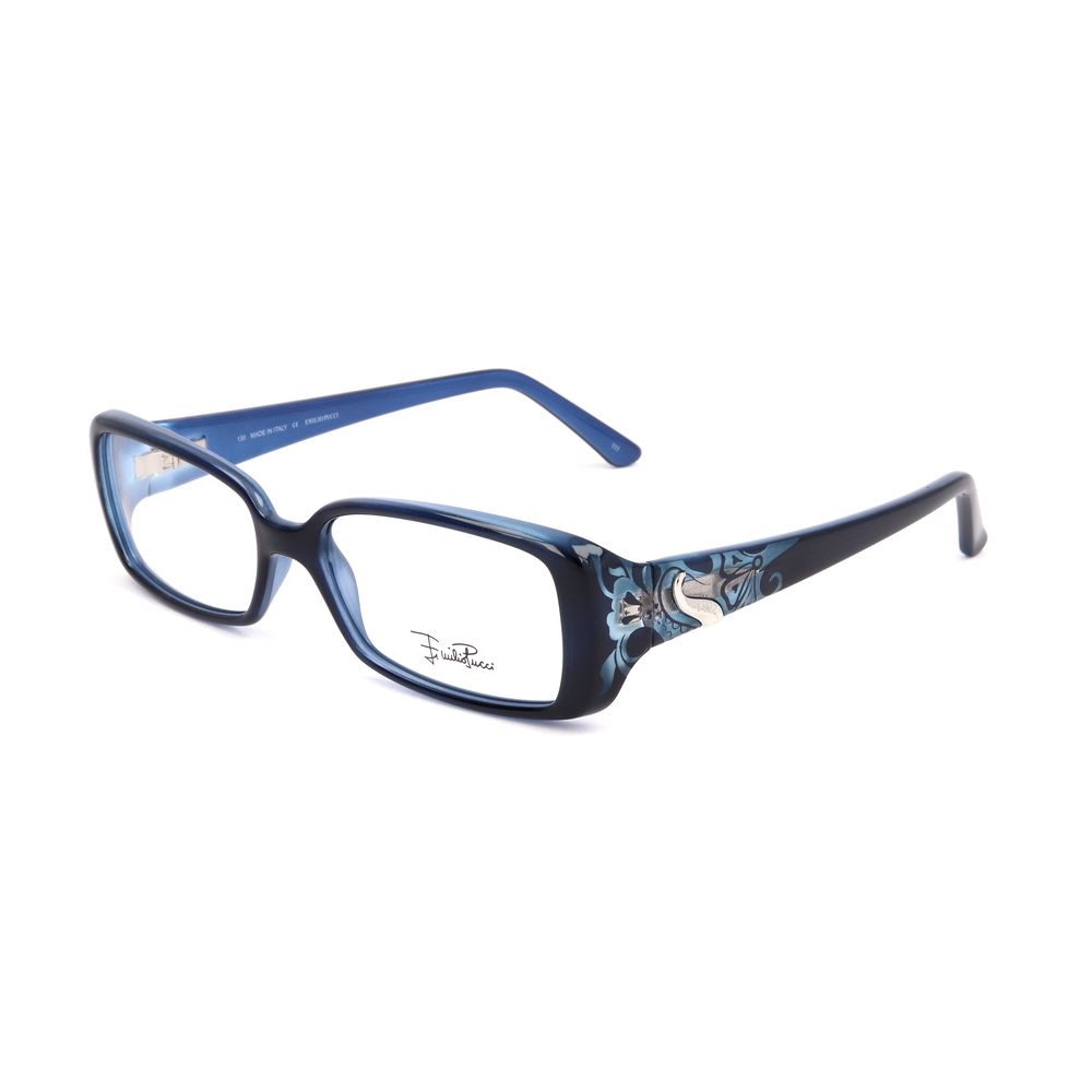 Emilio Pucci Blue Plastic Glasses (Frames) Emilio Pucci