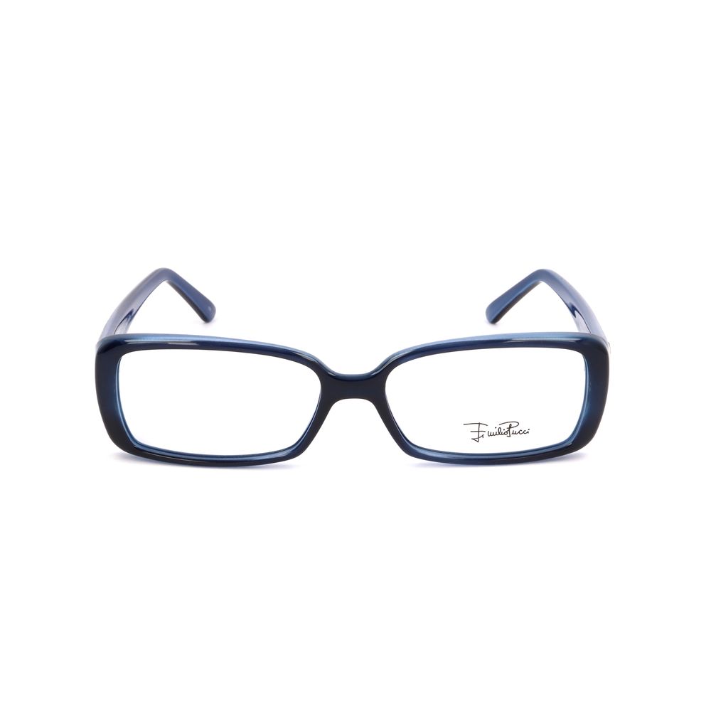 Emilio Pucci Blue Plastic Glasses (Frames) Emilio Pucci