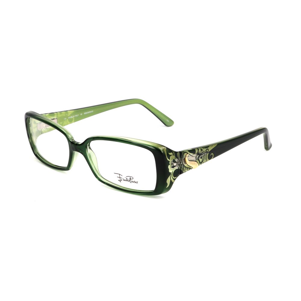 Emilio Pucci Bicolor Plastic Glasses (Frames) Emilio Pucci