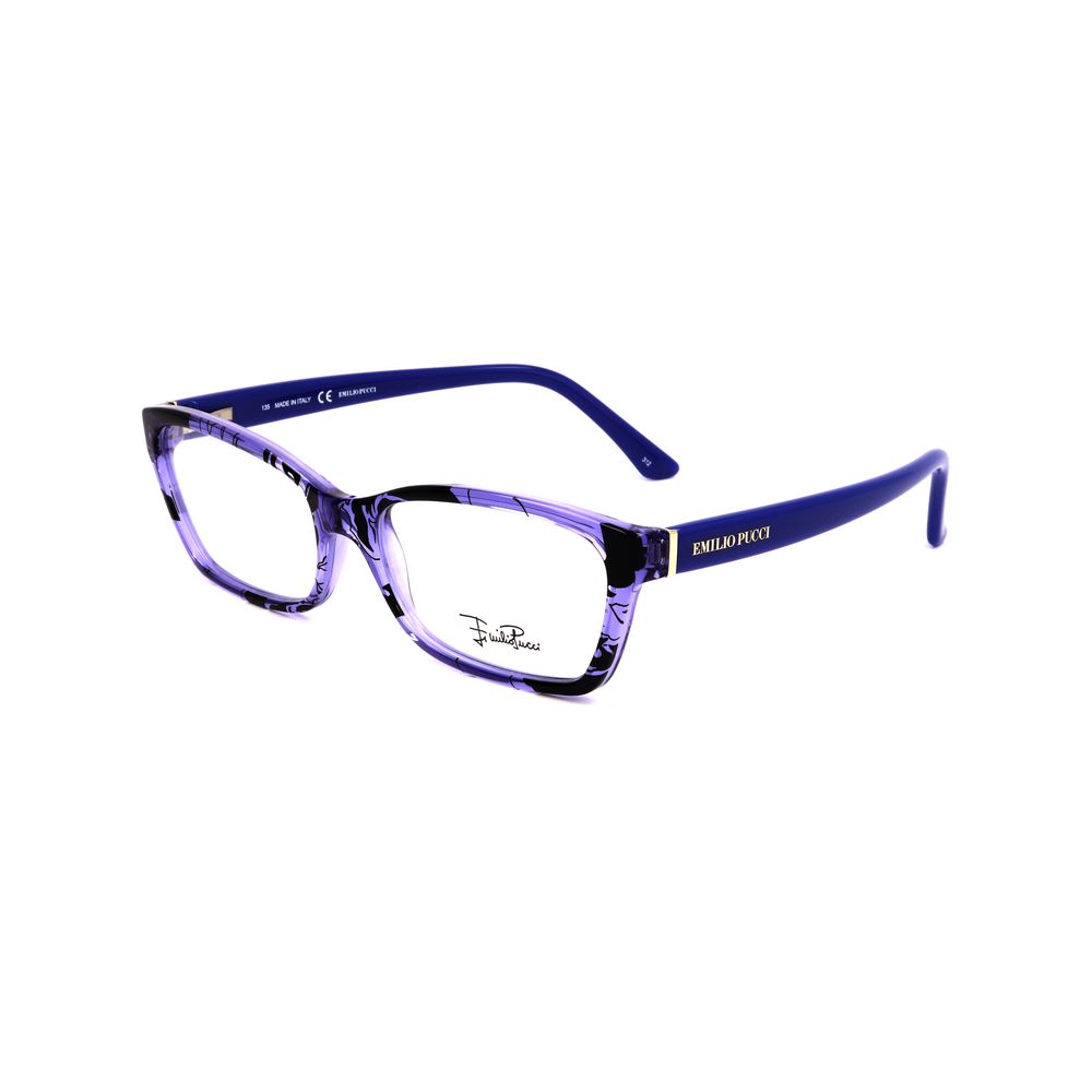 Emilio Pucci Blue Plastic Glasses (Frames) Emilio Pucci