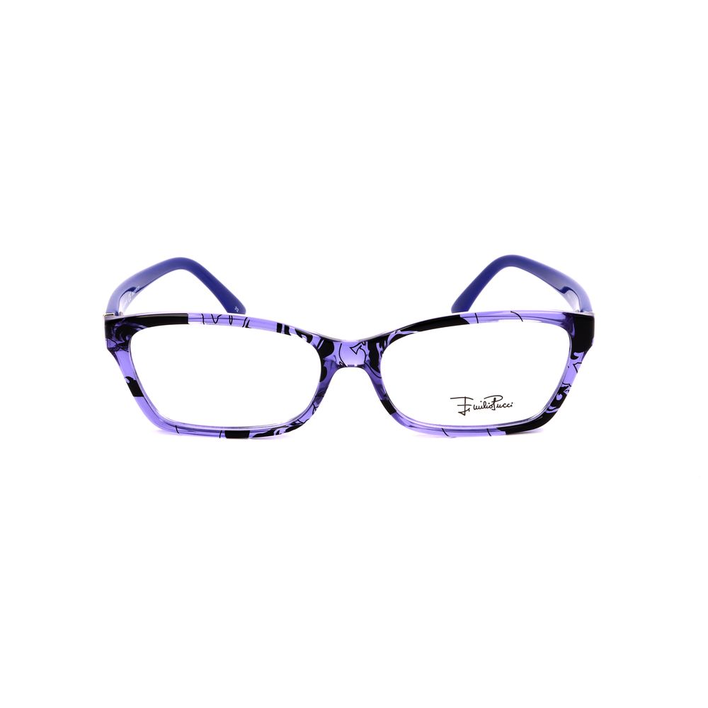 Emilio Pucci Blue Plastic Glasses (Frames) Emilio Pucci
